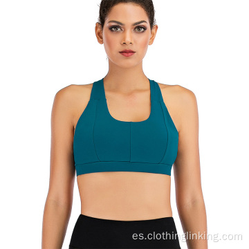 Fitness Ejercicio atlético Correr Sujetador Ropa deportiva Yoga Tops